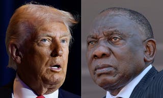 Donald Trump and Cyril Ramaphosa spoke on the phone
